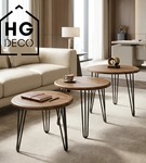 Metalowa noga hairpin legs do stolika kawowego trzy pręty noga loftowa TL50 cm