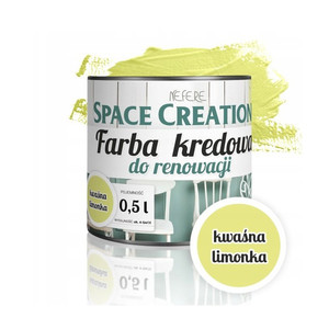 Farba kredowa do renowacji kwaśna limonka 0,5 L Space Creation