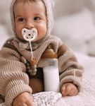 Smoczek ortodontyczny zestaw 2 sztuk 3-36 m Milky & Natural Hevea