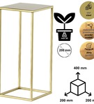 Kwietnik stojący metalowy stojak na kwiaty na jedną doniczkę PREMIUM 45 cm