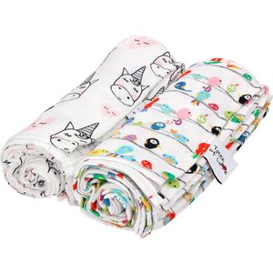 Pieluszki bambusowo-muślinowe 2 sztuki MOM'S CARE