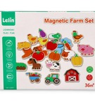 Drewniane magnesy farma Lelin