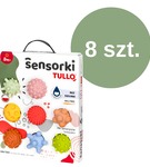 Zestaw piłeczek sensorycznych 8szt pasteloweTullo