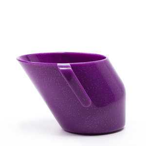 Kubek treningowy jagodowy z brokatem Doidy Cup