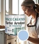Farba kredowa do remontu obłędny szafir 0,5 L Space Creation
