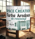 Farba kredensowa remontowa do stylizacji mebli piaskowy beż 0,5 L Space Creation