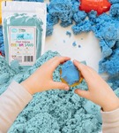 Piasek kinetyczny 1kg błękitny Adam Toys 