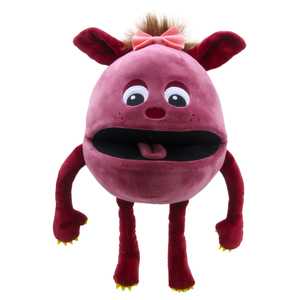 PUPPET COMPANY pacynka na rękę dziecięcy potworek malinowy