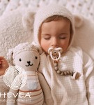 Smoczek ortodontyczny zestaw 2 sztuk 3-36 m Milky & Natural Hevea