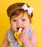 Gryzak szczoteczka banan żółta Baby Banana
