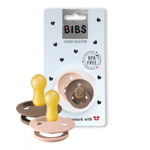 Smoczek Uspokajający Dwupak Blush & Dark Oak 2szt S Bibs