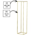 Kwietnik stojący metalowy stojak na kwiaty na jedną doniczkę PREMIUM 90 cm