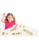 Układanka dla dziecka sorter puzzle zmysły drewniana VIGA