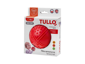 Piłka sensoryczna czerwona Tullo