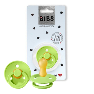 Smoczek BIBS kauczukowy Lime S