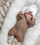 Smoczek okrągły 0-3m zestaw 2 sztuk  Blue & Milky Hevea 