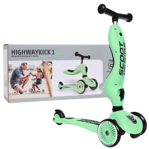 Jeździk i hulajnoga trójkołowa balansowa da dzieci 1-5 lat Kiwi SCOOT&RIDE Highwaykick1 2w1 