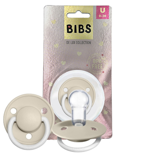 Smoczek BIBS DE LUX Vanilla in Night świecący w ciemności