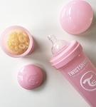Butelka antykolkowa 330ml różowa Twistshake