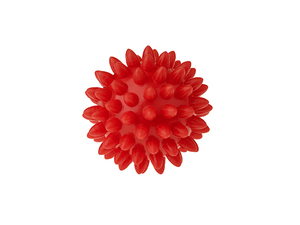 Piłeczka sensoryczna do masażu 5,4 cm Czerwona Tullo