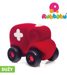 Karetka zabawka sensoryczna duża czerwona Rubbabu