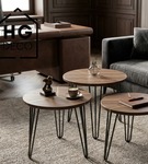 Metalowa noga hairpin legs do stolika kawowego trzy pręty noga loftowa TL45 cm