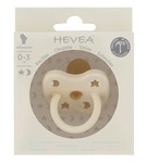 Smoczek anatomiczny dla niemowląt Milky White 0-3m  Hevea
