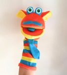 SOX pacynka na rękę Mango pacynka logopedyczna skarpeta Thr Puppet Company