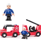 Wóz strażacki z drabiną i strażakiem Woody