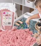 Piasek kinetyczny 1kg różowy Adam Toys