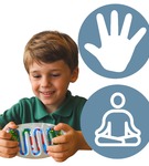 Zabawka sensoryczna z cieczą niebieska gniotek squishy Tullo