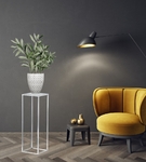 Kwietnik stojak na kwiatki PREMIUM HG DECO srebrny 20/60 cm