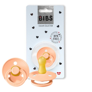 Smoczek BIBS kauczukowy Peach Sunset S