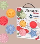 Zestaw piłeczek sensorycznych 5szt pastelowych Tullo
