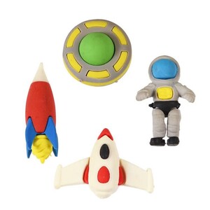 Gumki do mazania 4 szt. Kosmos Rex London