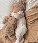 Smoczek anatomiczny dla niemowląt Milky White 0-3m  Hevea