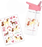 Bidon z ustnikiem konik 450 ml A Little Lovely Company