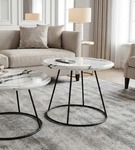 Noga loftowa stolika kawowego stelaż do stolika kawowego metalowa noga RING 40 cm