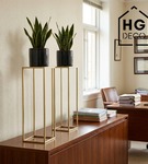 Kwietnik stojący metalowy stojak na kwiaty na jedną doniczkę PREMIUM 75 cm