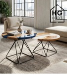 Stelaż noga do stolika kawowego DIAMOND 41 cm czarna