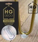 Podkładka ochronna bezbarwna 100 szt. z tworzywa pod nogi meblowe hairpin HGDECO