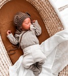 Smoczek okrągły 0-3m zestaw 2 sztuk  Blue & Milky Hevea 