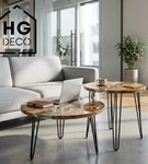 Metalowa noga hairpin legs do stolika kawowego trzy pręty noga loftowa TL40 cm