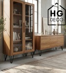 Metalowa noga do komody hairpin legs do pufy trzy pręty noga loftowa TL25 cm