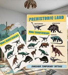 Tatuaże zmywalne dla dzieci dinozaury Rex London