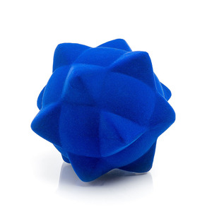 Piłka sensoryczna XL piramidy niebieska Rubbabu