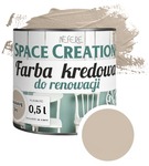 Farba kredensowa remontowa do stylizacji mebli piaskowy beż 0,5 L Space Creation