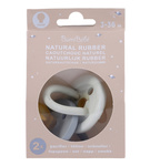 Smoczek okrągły z kauczuku hevea 3-36m Dove Grey & Sage BUMIBÉBÉ