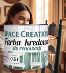 Farba kredowa do renowacji pudrowy róż 0,5 L Space Creation
