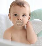 Smoczek dla niemowląt okrągły z kauczuku 3-36m Tan Beige Hevea
